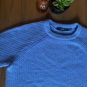 Blue Chunky Knit Sweater